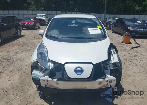2017 Nissan Leaf S z USA, uszkodzony, nr VIN 1N4BZ0CP1HC309791